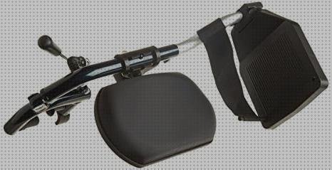 Review de aluminio silla de ruedas para minusválidos soporte quad