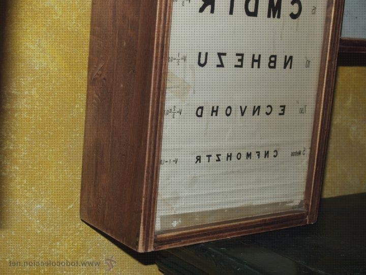 Las mejores marcas de optotipo optotipo antiguo