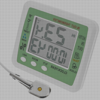 Las mejores termómetro reloj gigante Mas termómetro registrador termómetro termómetro y reloj digital programable